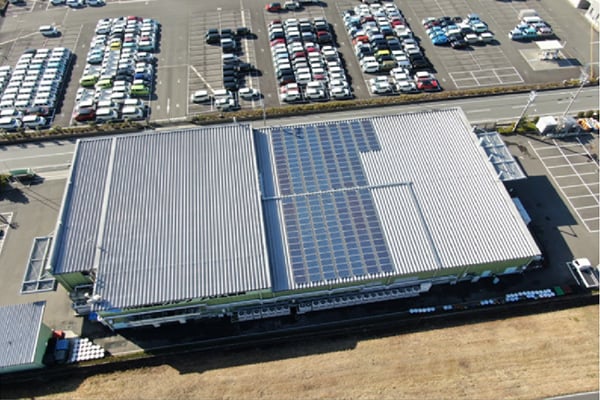 太陽光発電設備（アロエ製薬株式会社）