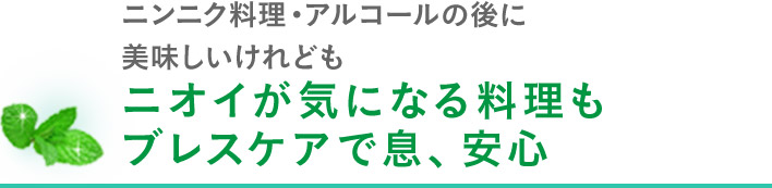 こんなシーンでブレスケア ブレスケア 小林製薬