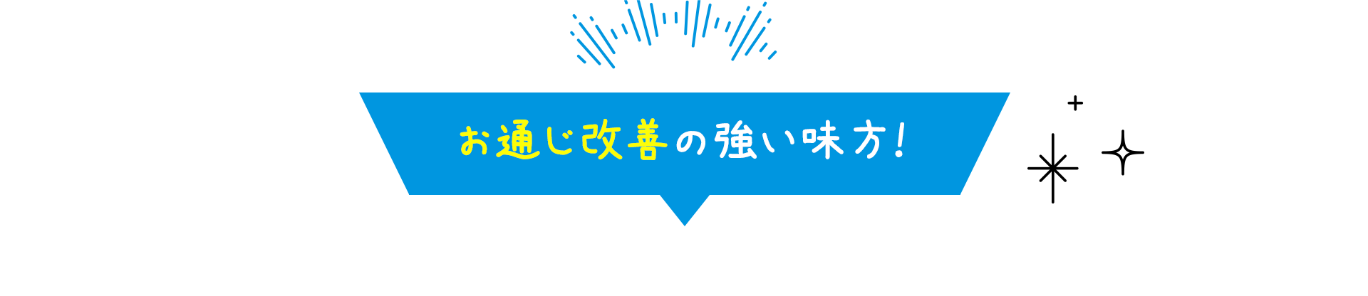 お通じ改善の強い味方！