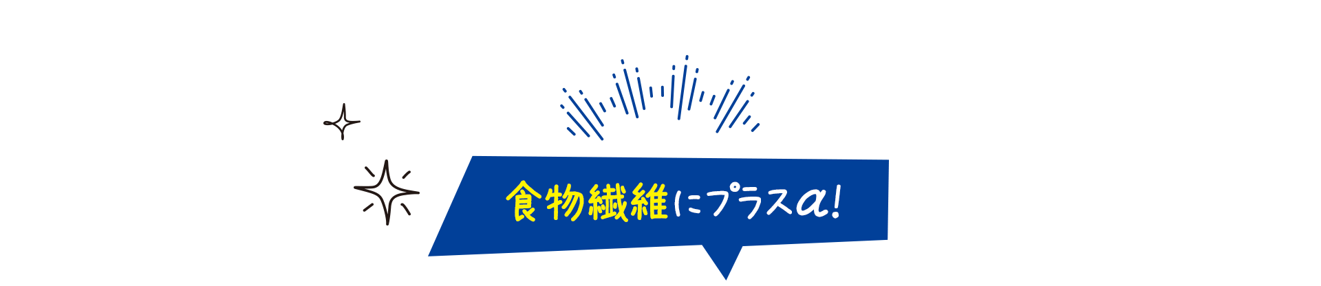 食物繊維にプラスα！