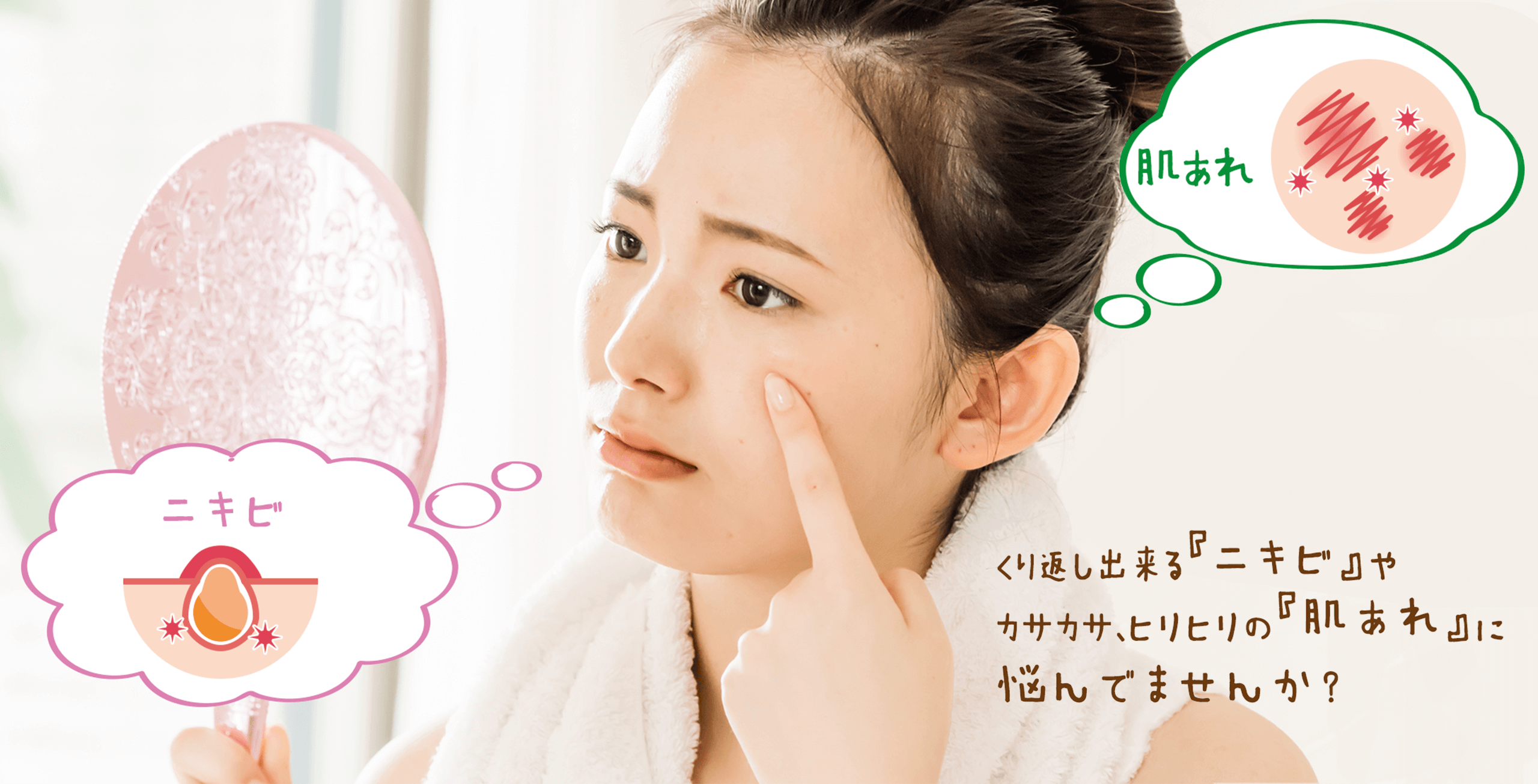 ニキビ・肌あれのしくみ