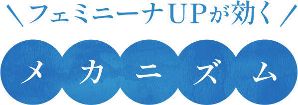 フェミニーナUPが効くメカニズム