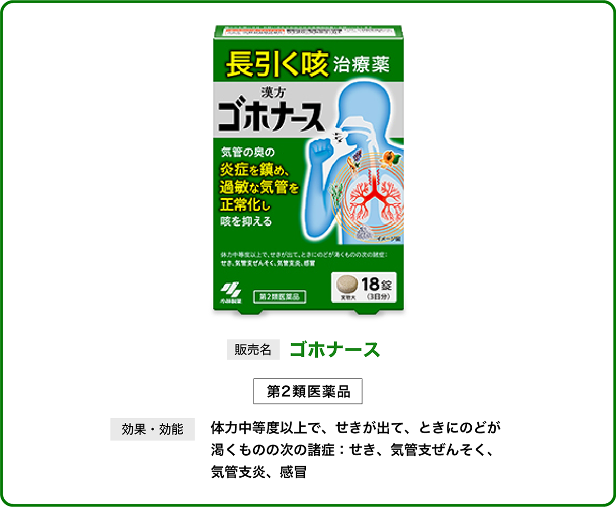 小林製薬の「ゴホナース」