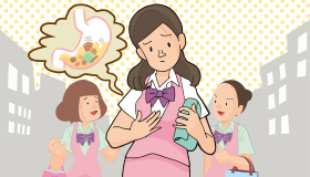 胃の中に、食べ物や胃液が残っている感じが続く。