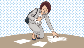 ものを飲んだり、かがんだ時に、みぞおち辺りにつかえ感・違和感がある。