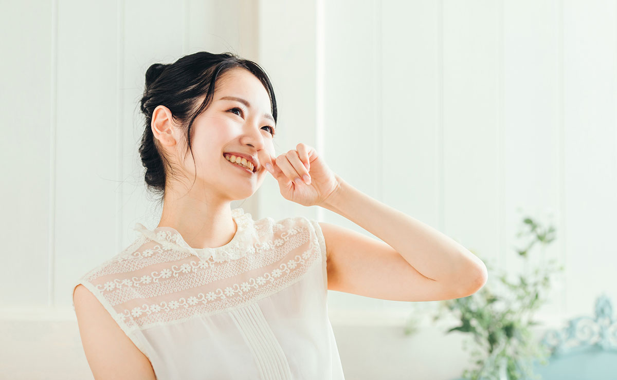 ハナノアの洗浄液は染みない！ミントの香りが広がり、スッキリ爽やかに