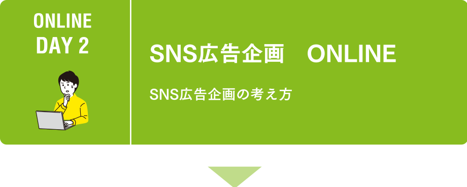 ONLINE DAY 2 SNS企画 ONLINE SNS広告企画の考え方