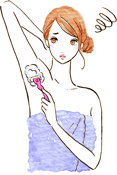 間違ったムダ毛処理方法