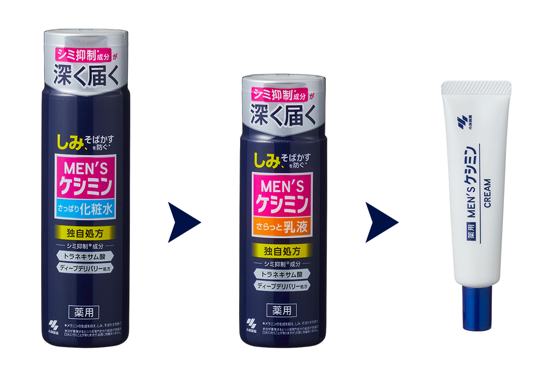メンズケシミン ステップ画像2