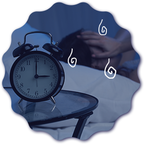 就寝時の眠れないイメージ