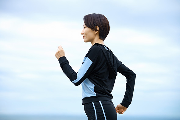 有酸素運動で代謝量を上げる