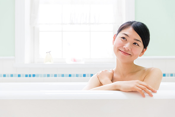 入浴でしっかり体を温める
