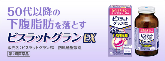 55才からの下腹部脂肪を落とすビスラットグランEX