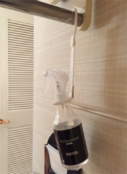 ホテルで使用されている「無香空間™」ミスト