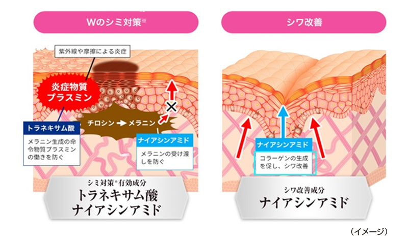 Wのシミ対策＆シワ改善