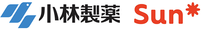 小林製薬株式会社と株式会社Sun Asteriskのロゴ