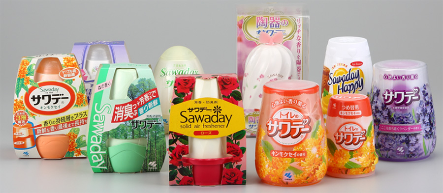 第１号製品トイレの芳香剤『サワデー』