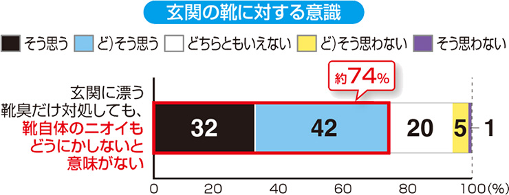 玄関の靴に対する意識