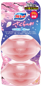 液体ブルーレットおくだけ 除菌EX つけ替用2個パック さくらの香り