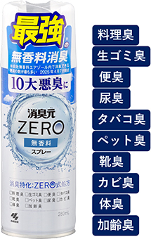 消臭元ZEROスプレー無香料