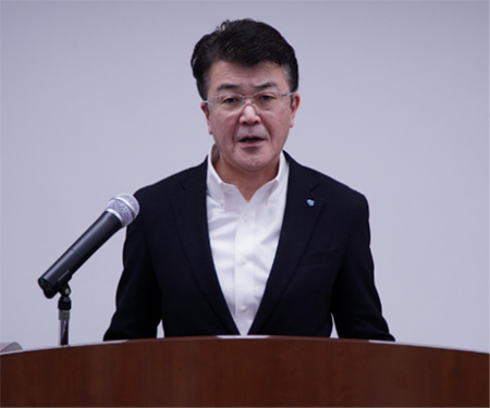 社長による説明の様子