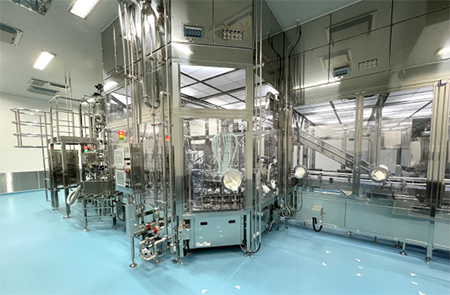 今後稼働予定のアイボンのクリーンルーム