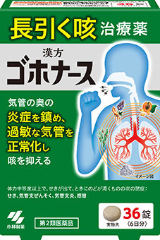 漢方薬「ゴホナース」（第2類医薬品）