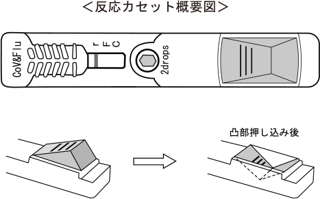 反応カセット概要図