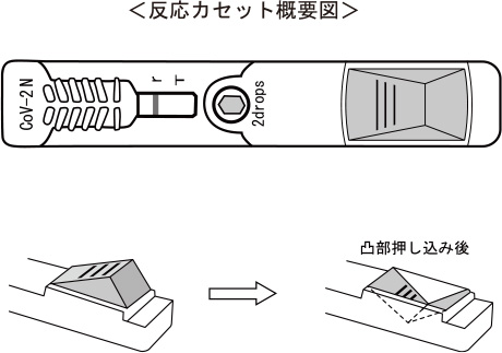 反応カセット概要図