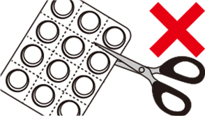 ハサミでの切り離し不要