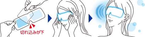 切れ込みが下