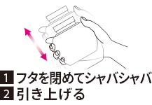 シャバシャバで香りリフレッシュ