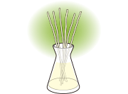 スティックを全体に広がるように差し込む。