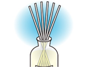 新しいスティックを全体に広がるように差し込む。